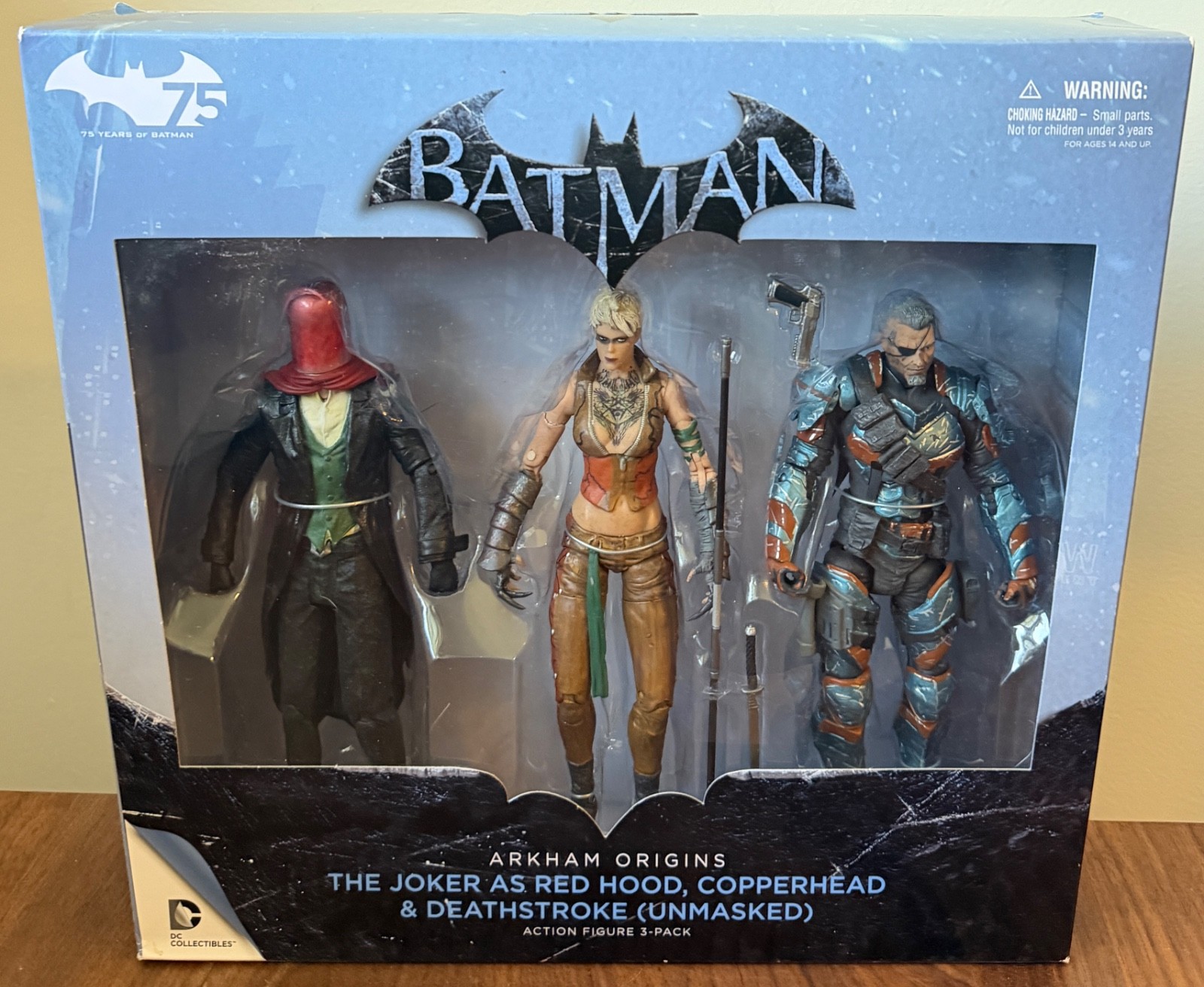 DC Collectibles Batman Arkham Origins Joker Red Hood Copperhead Deathstroke New