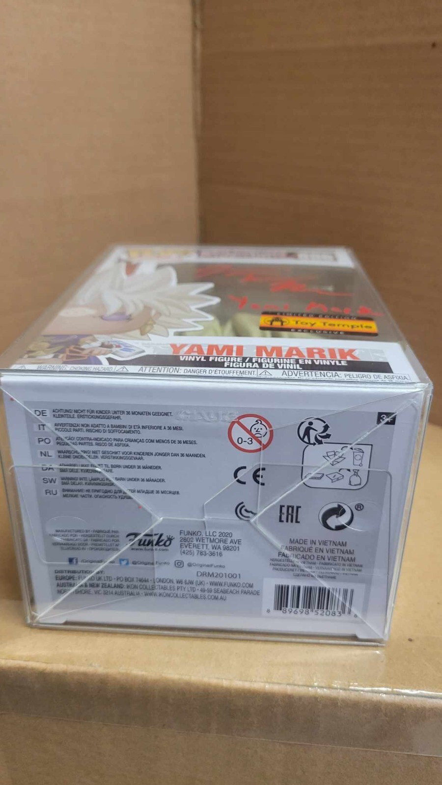 POP Yami Mari: Jonathan Todd Ross Signed Toy Temple #886 PSA Certified WITH CASE