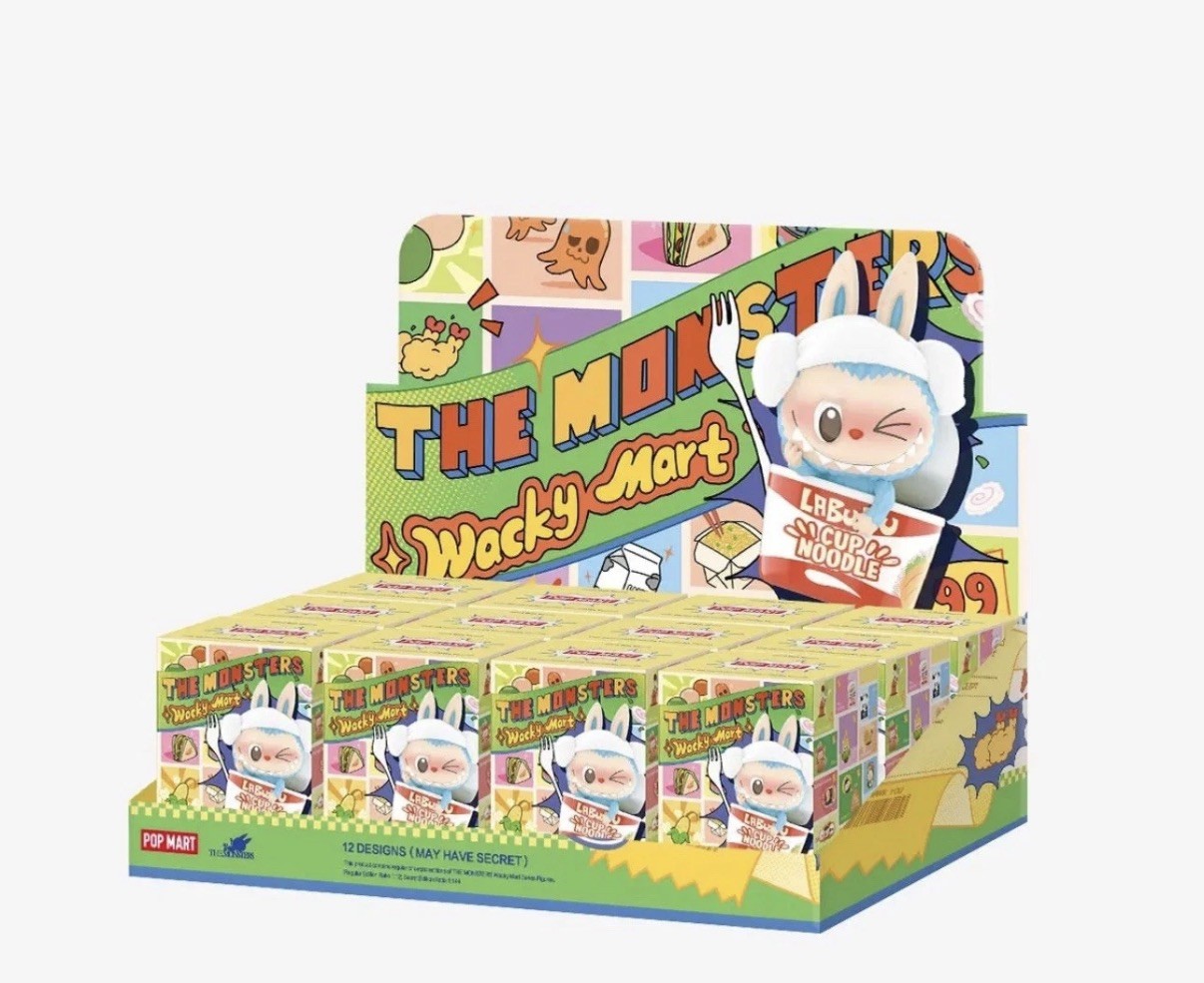 FULL SEALED CASE Pop Mart The Monsters Labubu Wacky Mart Series Figure AUTHENTIC