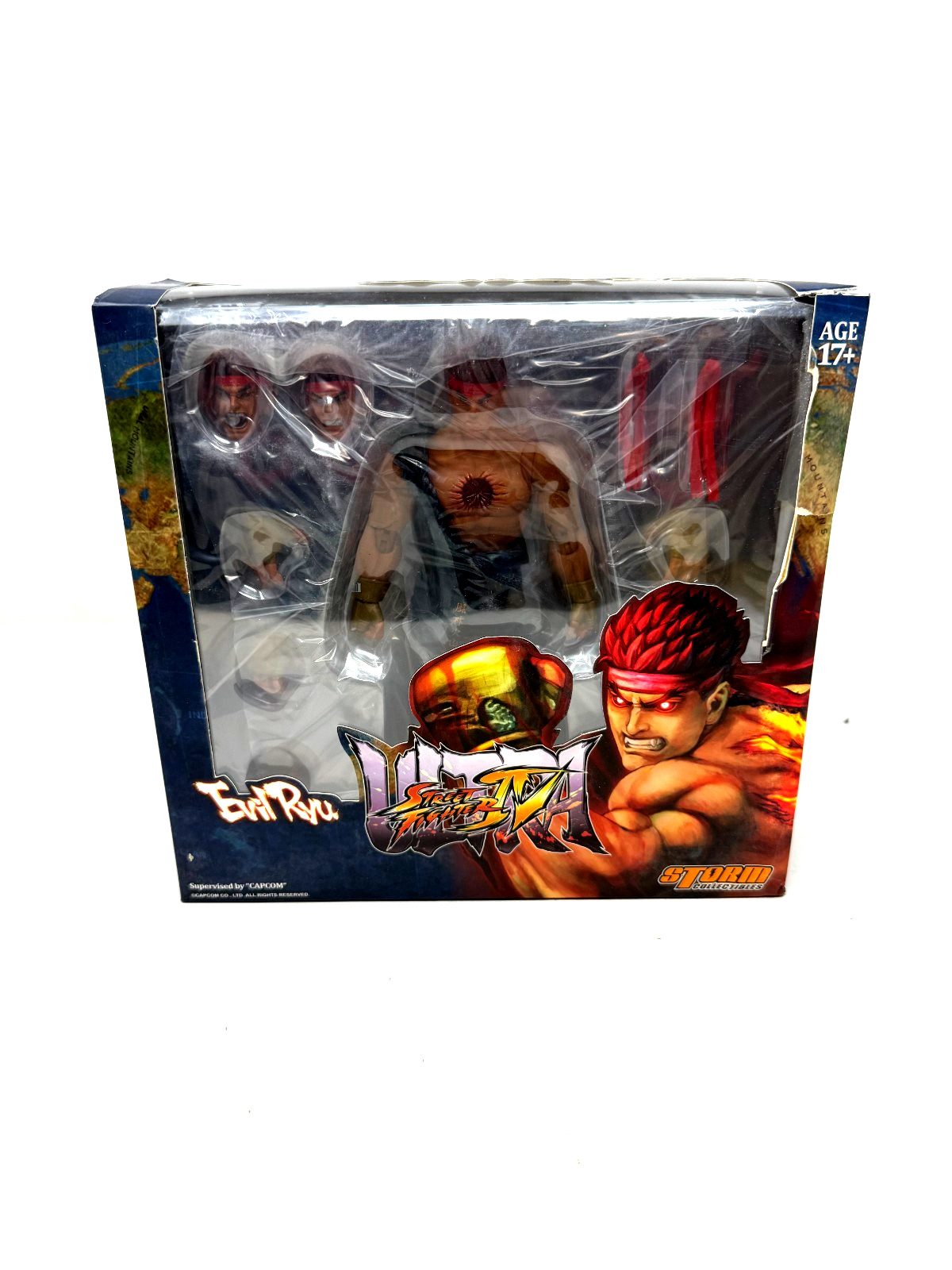 Storm Collectibles Street Fighter IV Evil Ryu OPENED Figure Authentic