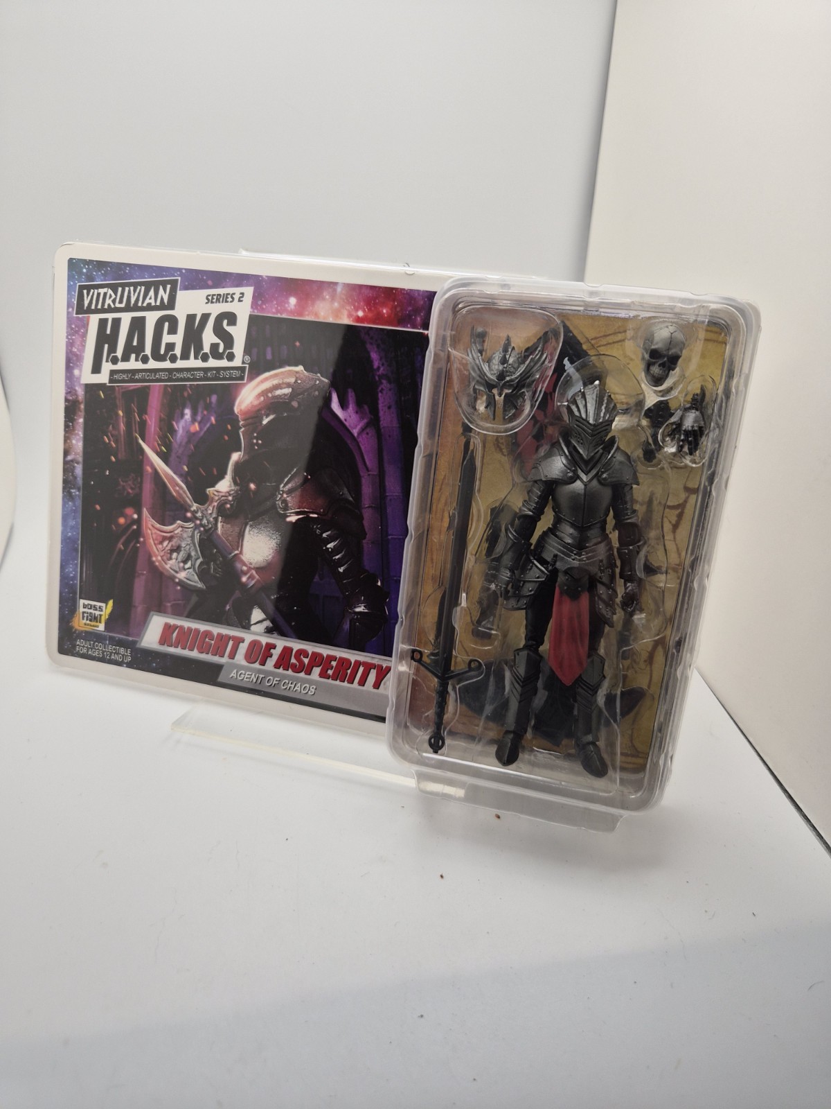 Boss Fight Studios Knight Of Asperity Vitruvian HACKS 1:18 3.75&Prime; Action Figure