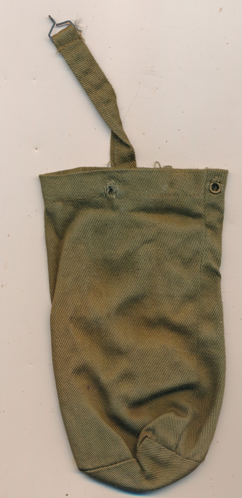 Four VTG GI Joe 1964 Hasbro Soldier Duffel Bags Japan (TM) Brass Grommets