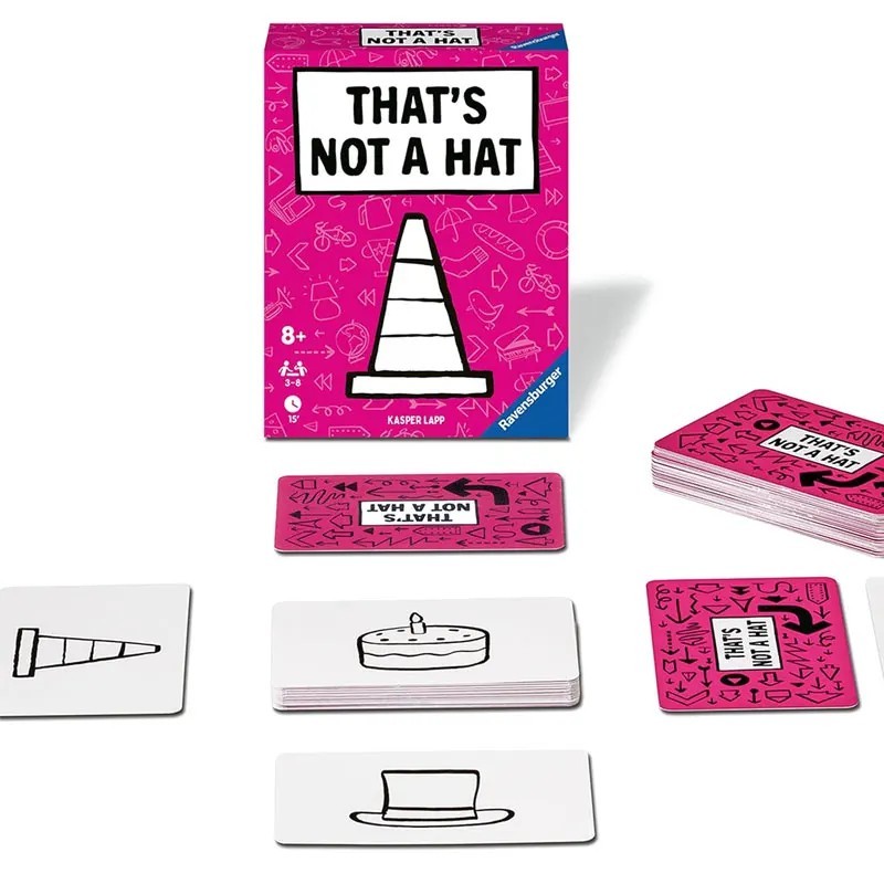 That&rsquo;s Not A Hat-Fun Bluffing & Memory Party Game for All Ages Components
