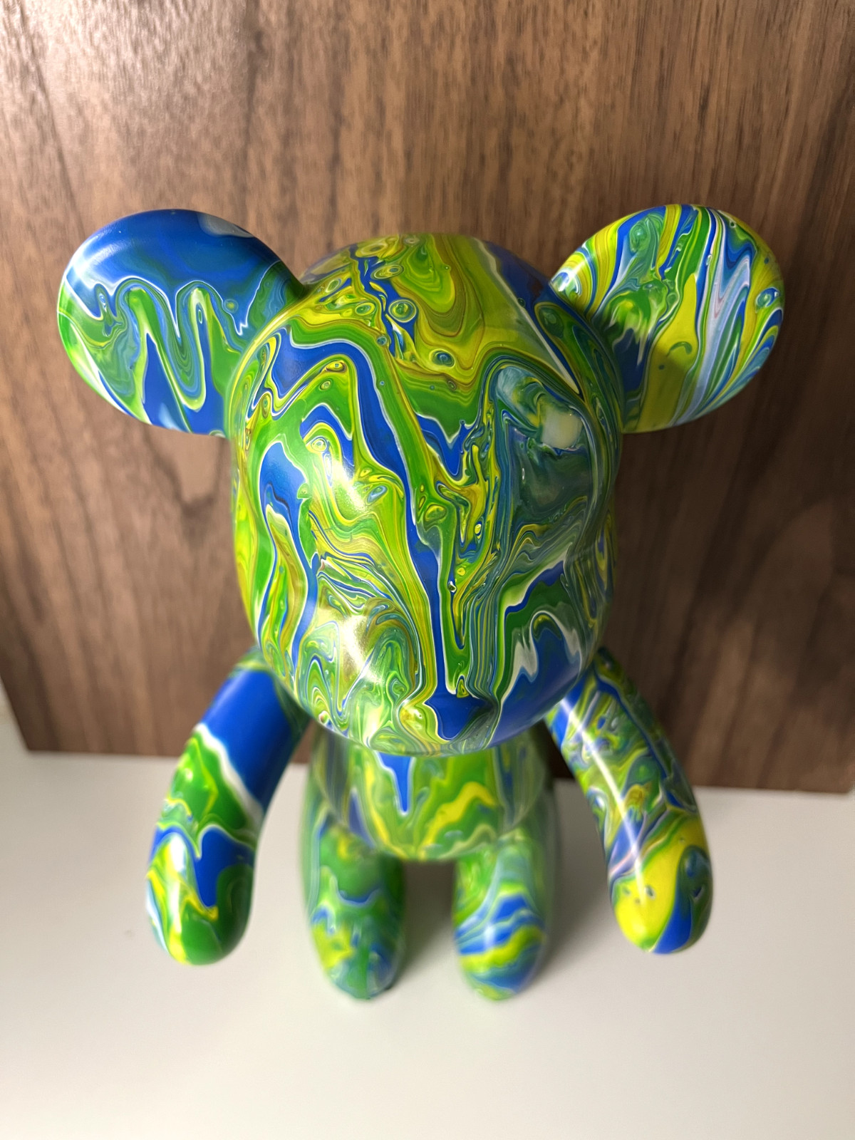 Custom painted & designed 8.5&Prime; Bear toy
