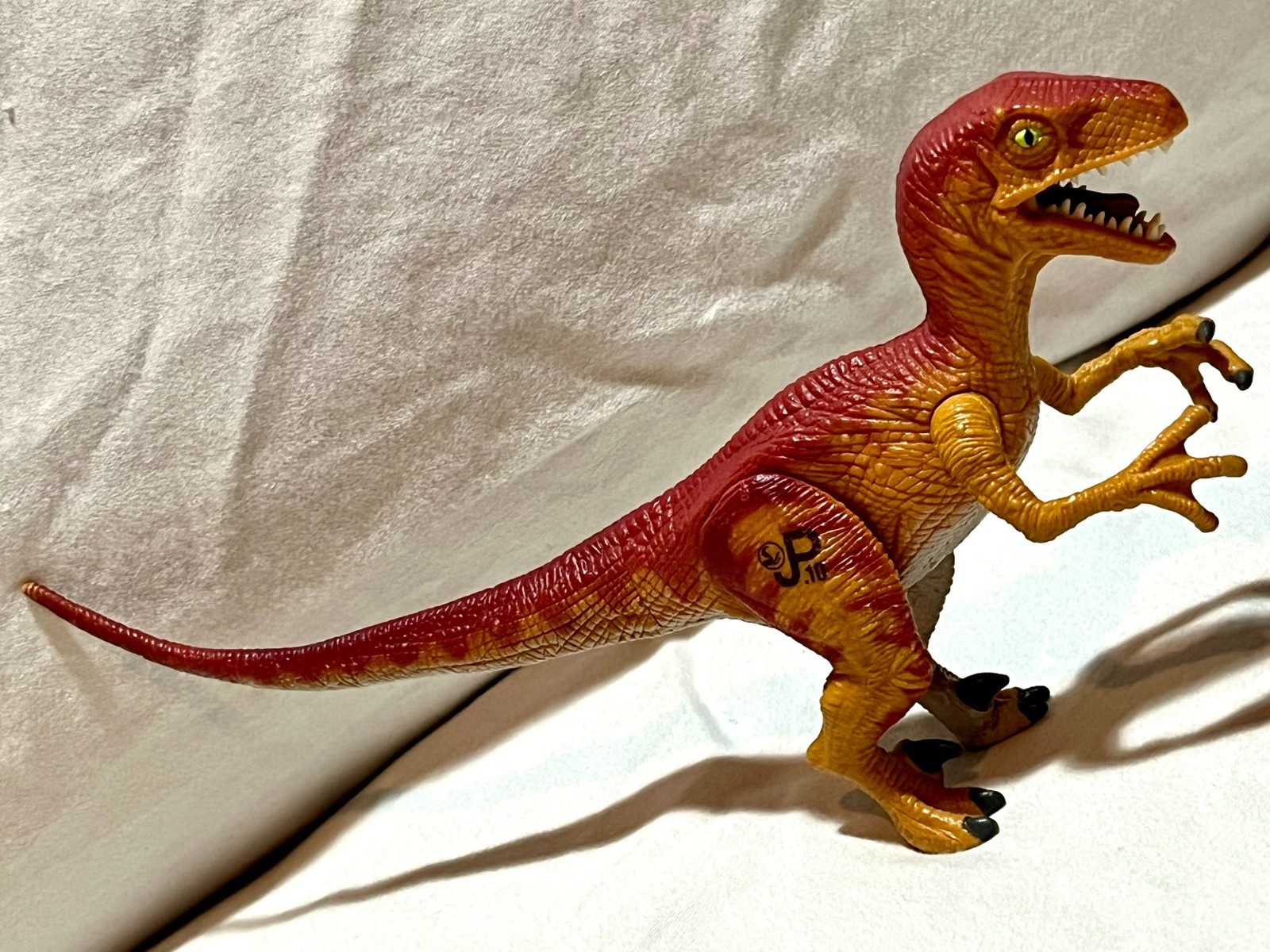 RAPTOR Electronic Velociraptor Jurassic Park JP10 Kenner 1993+Topp Dilophosaurus
