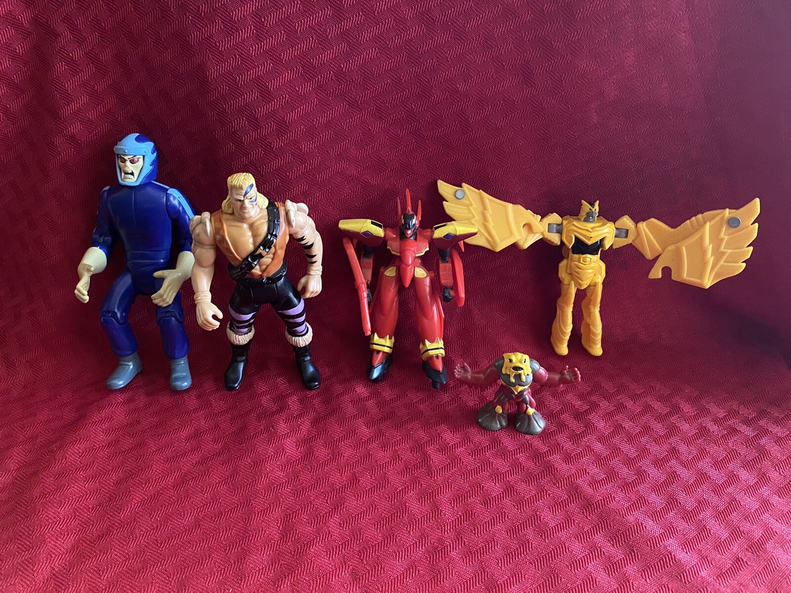5 Mixed Action Figures Toy Lot