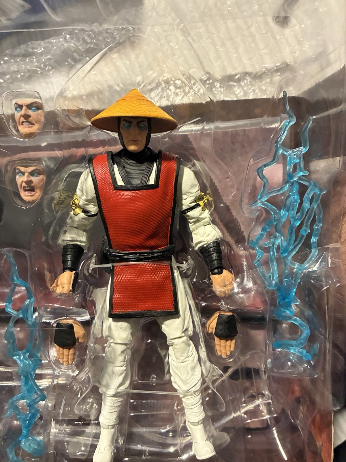 Action Figure Plastic Multicolor w/ Alternate Head, Hands & Blue Effect Part