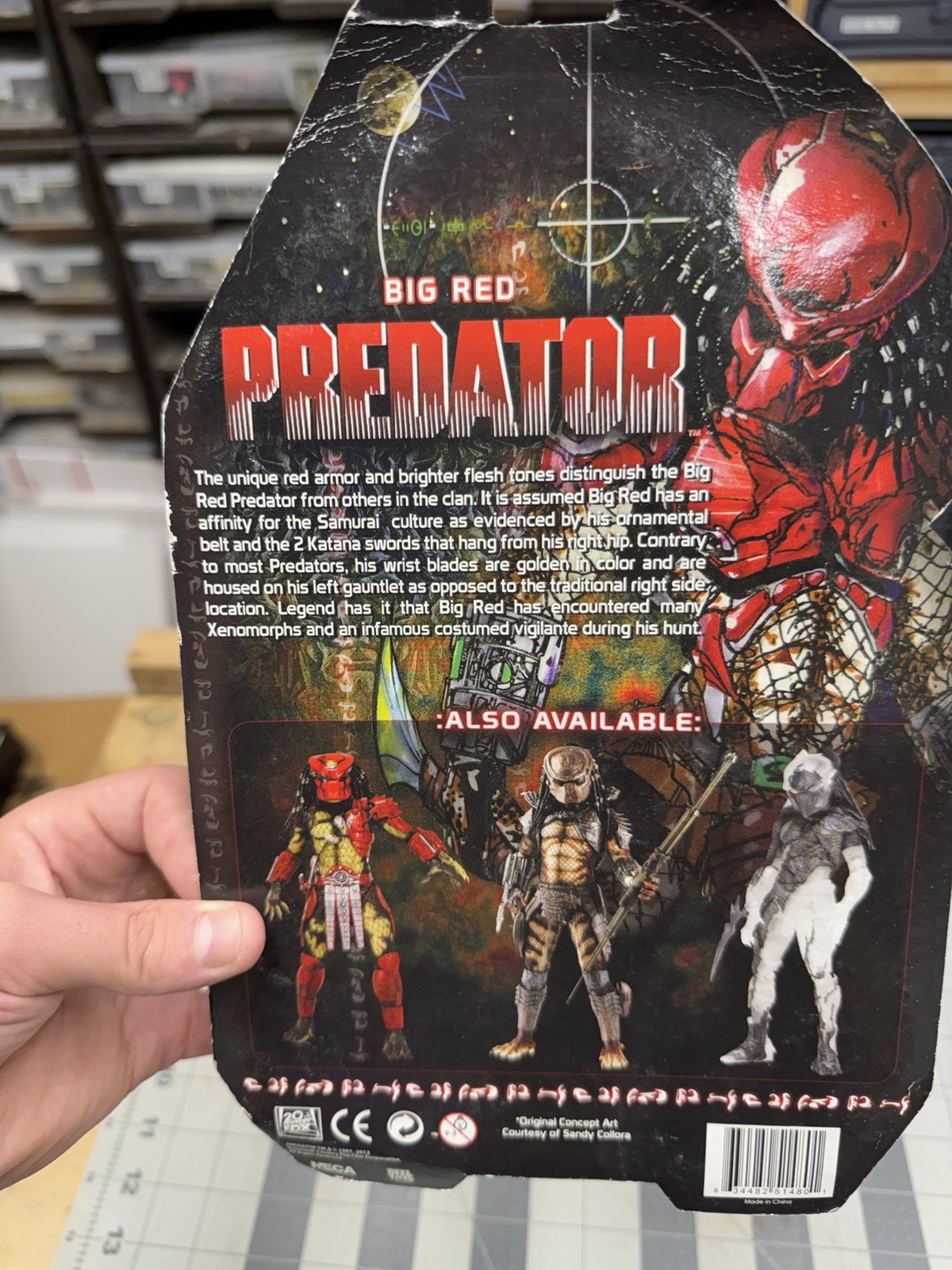 NECA Big Red Predator Action Figure 7” Alien vs Predator AVP Sealed Collectible