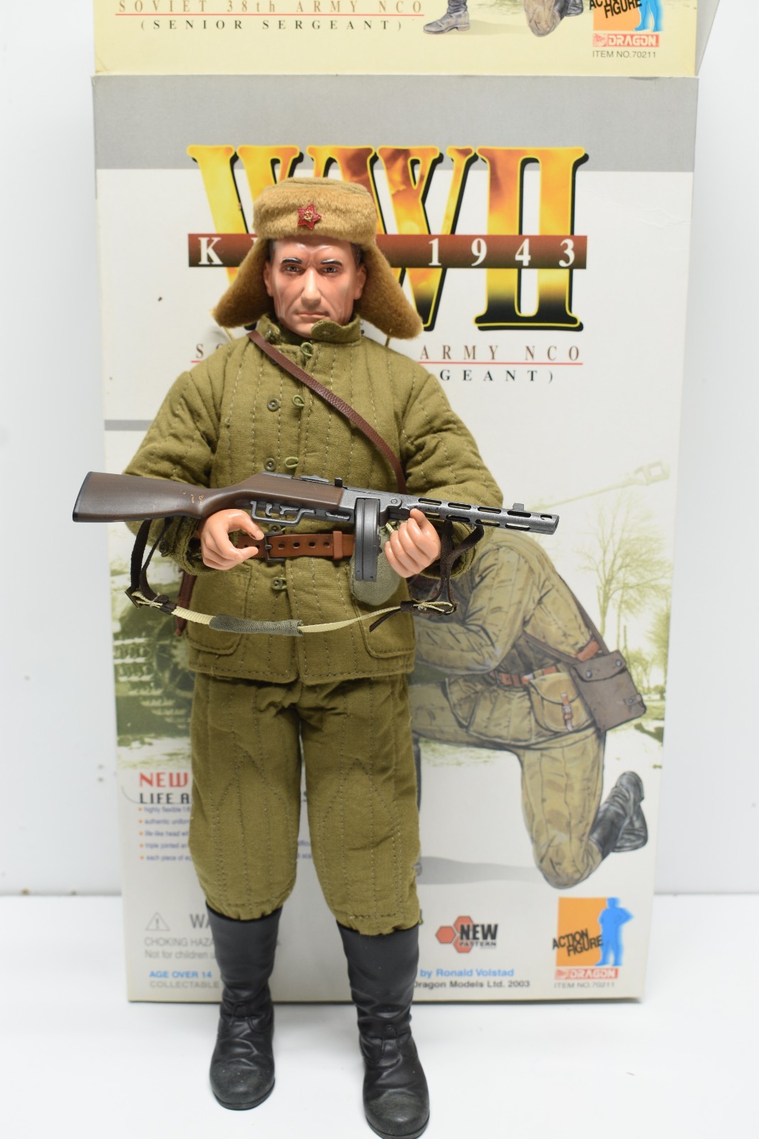 WWII 1/6 Action Figure Soviet Nikolai 38th Army NCO Kiev 1943 70211 Incomplete