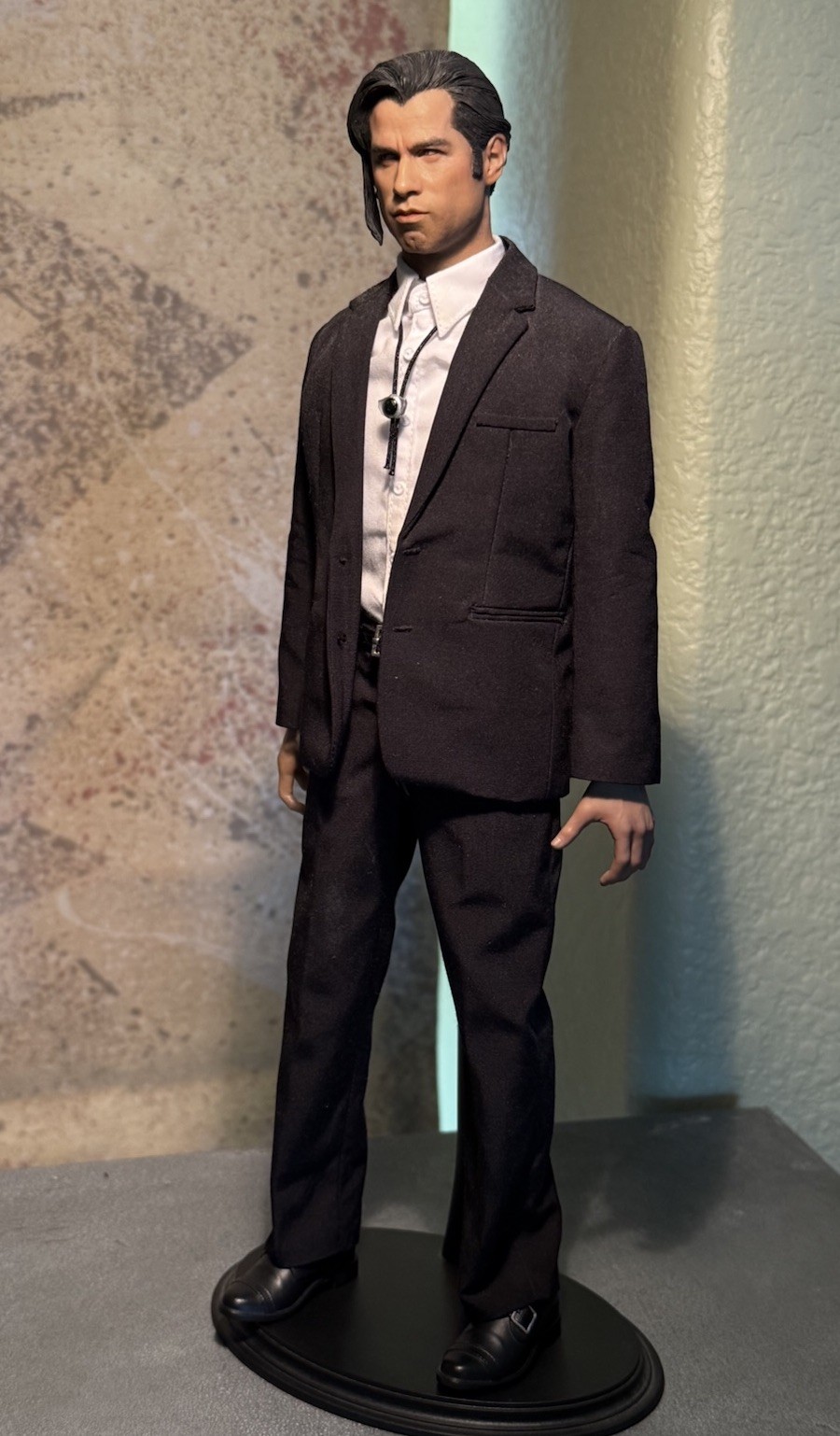 Custom Mina Yu Sinag Iris John Travolta Pulp Fiction Vincent 1/6 Figure