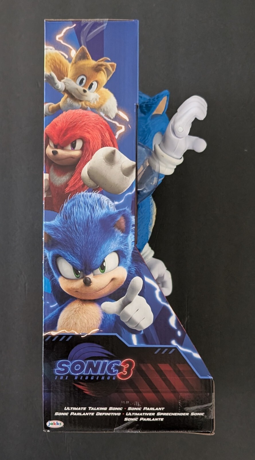 Sonic 3 Ultimate Talking Sonic By Sega (3+) 14&Prime; H Christmas Birthday Gift New