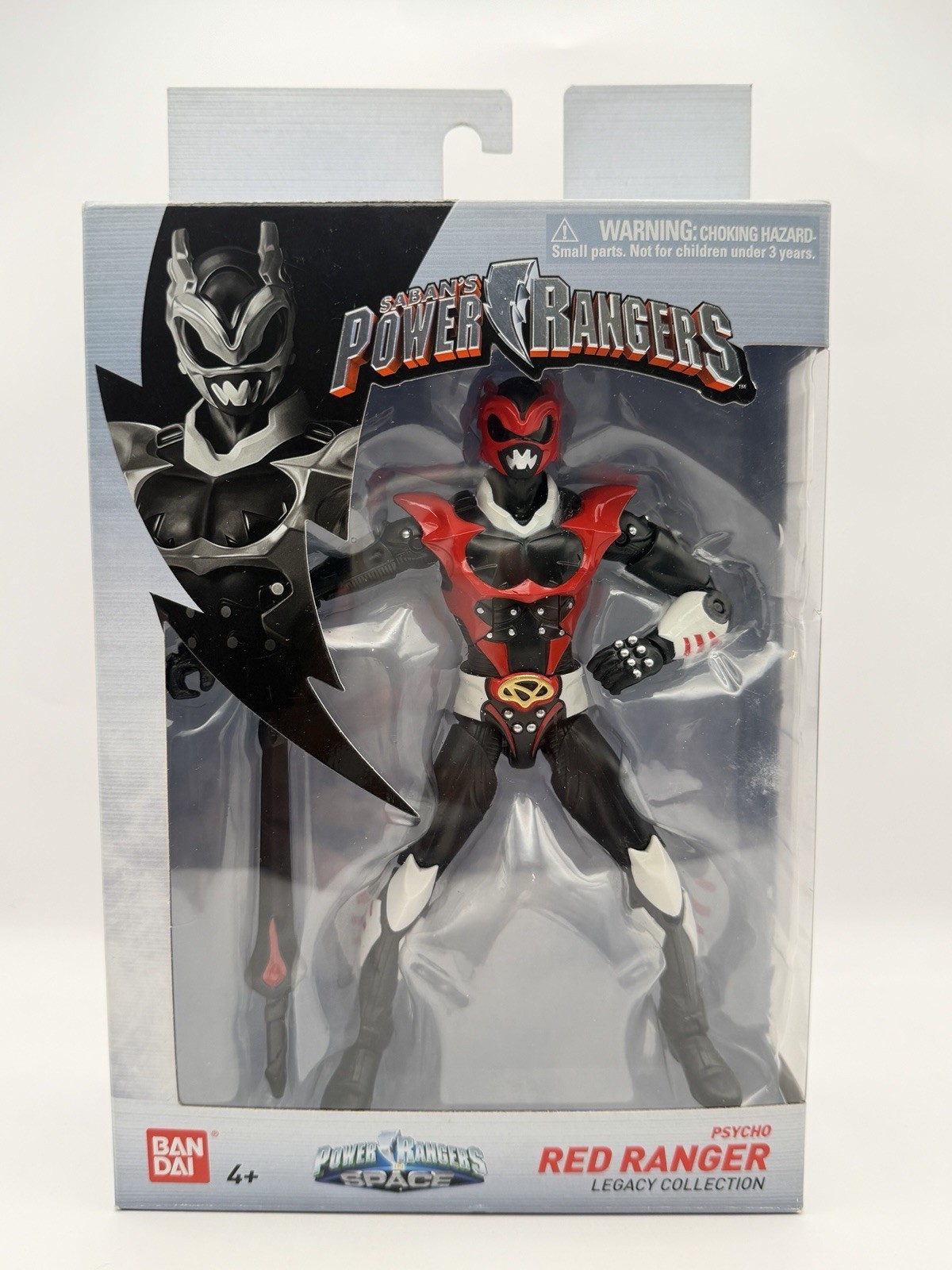 Power Rangers Legacy: Psycho RED Ranger In Space Series 6&Prime; Bandai Sword OPEN BOX