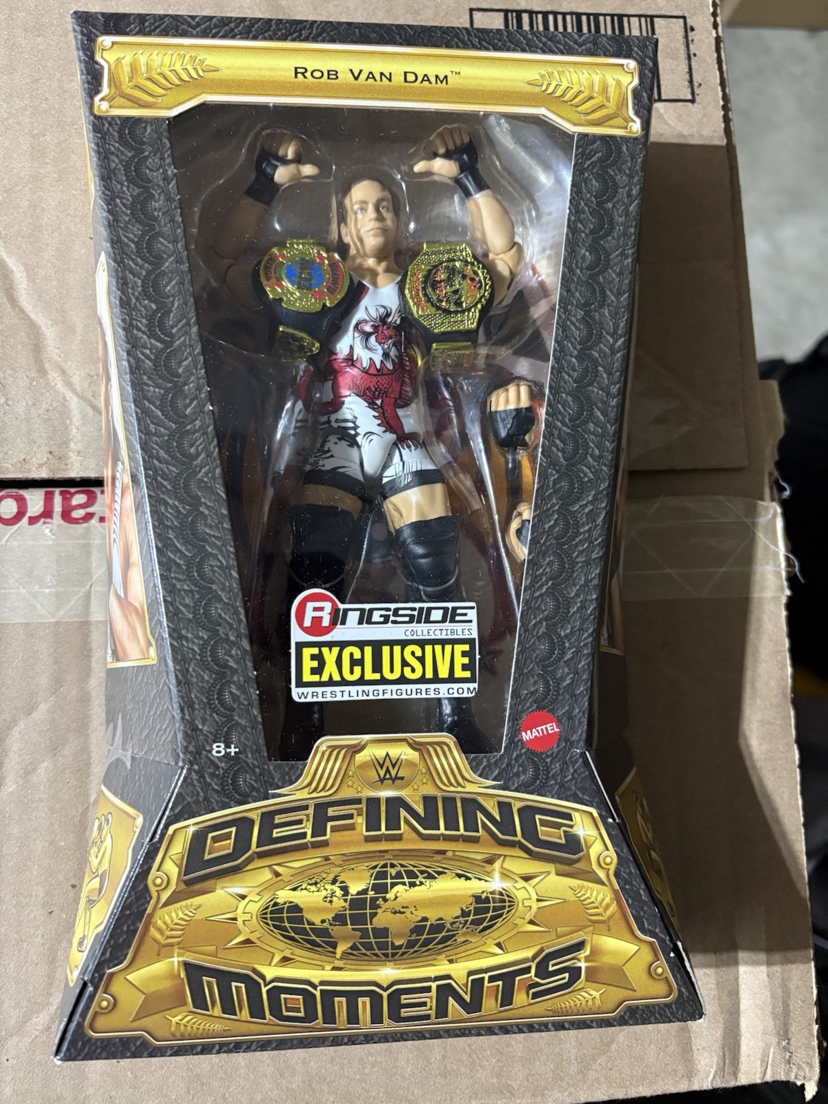 WWE Mattel Defining Moments Rob Van Dam RVD Ringside Exclusive Action Figure