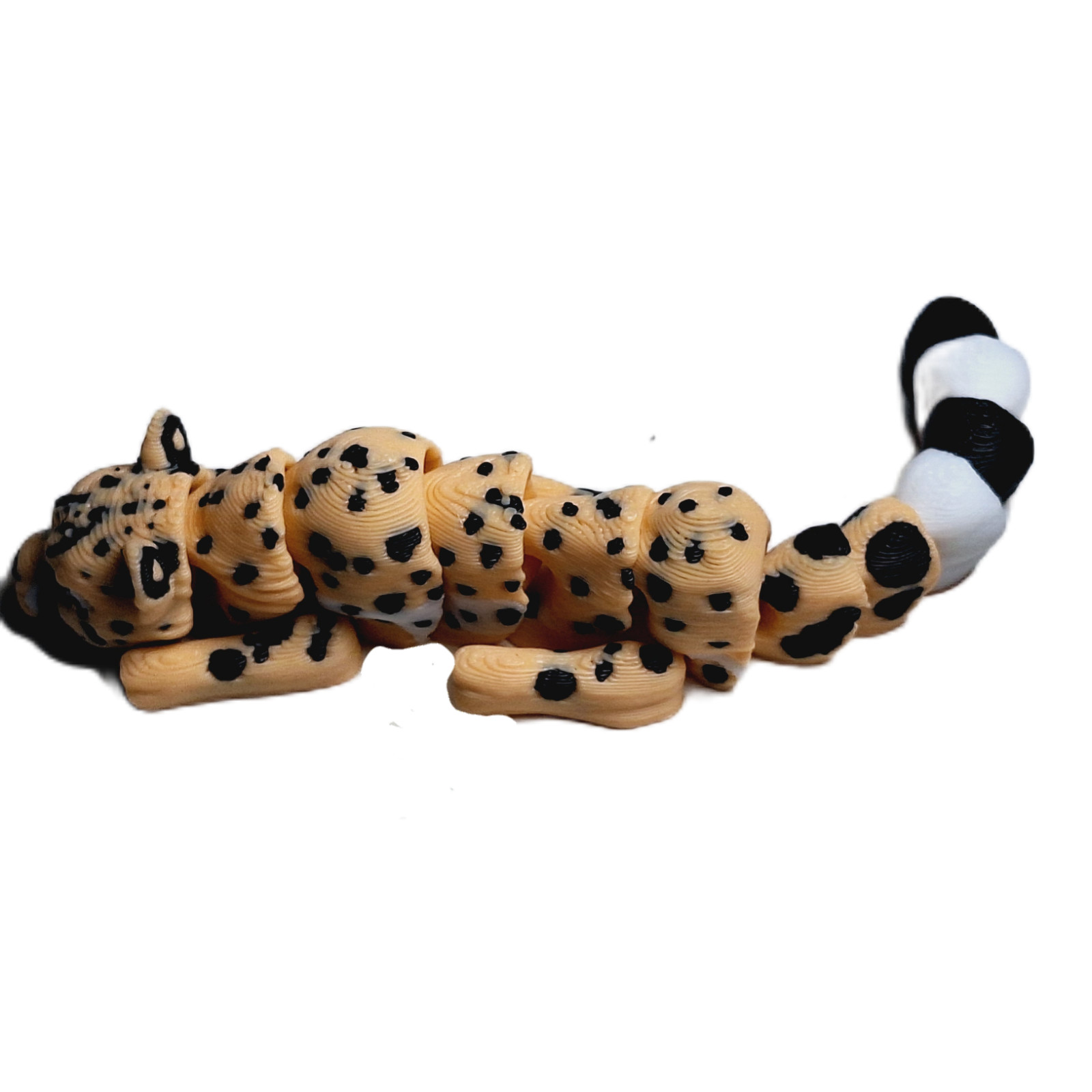 Fleximech Mini Cheetah Articulated 3d Printed 2.5&Prime; Flexible Animals Fidget Toy