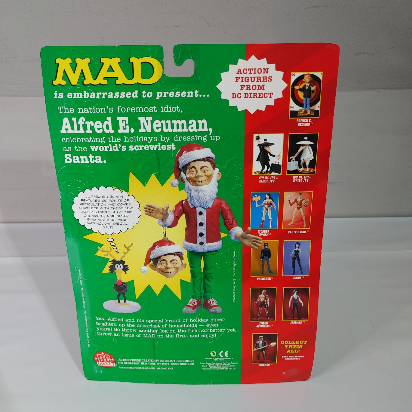 Mad Magazine Stocking Stuffer Alfred E. Neuman As Santa, DC Direct 1999