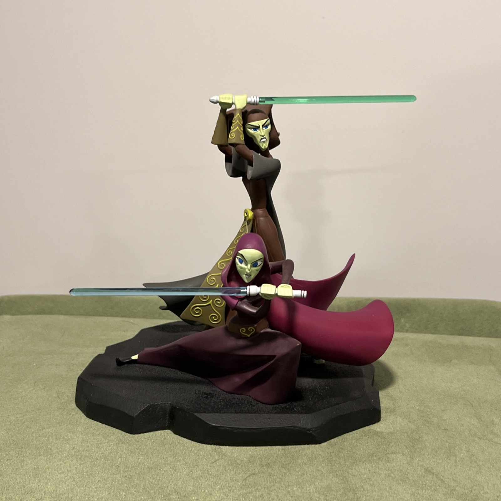 Barriss Offee Luminara Unduli Clone Wars Maquette GENTLE GIANT STAR WARS /3000