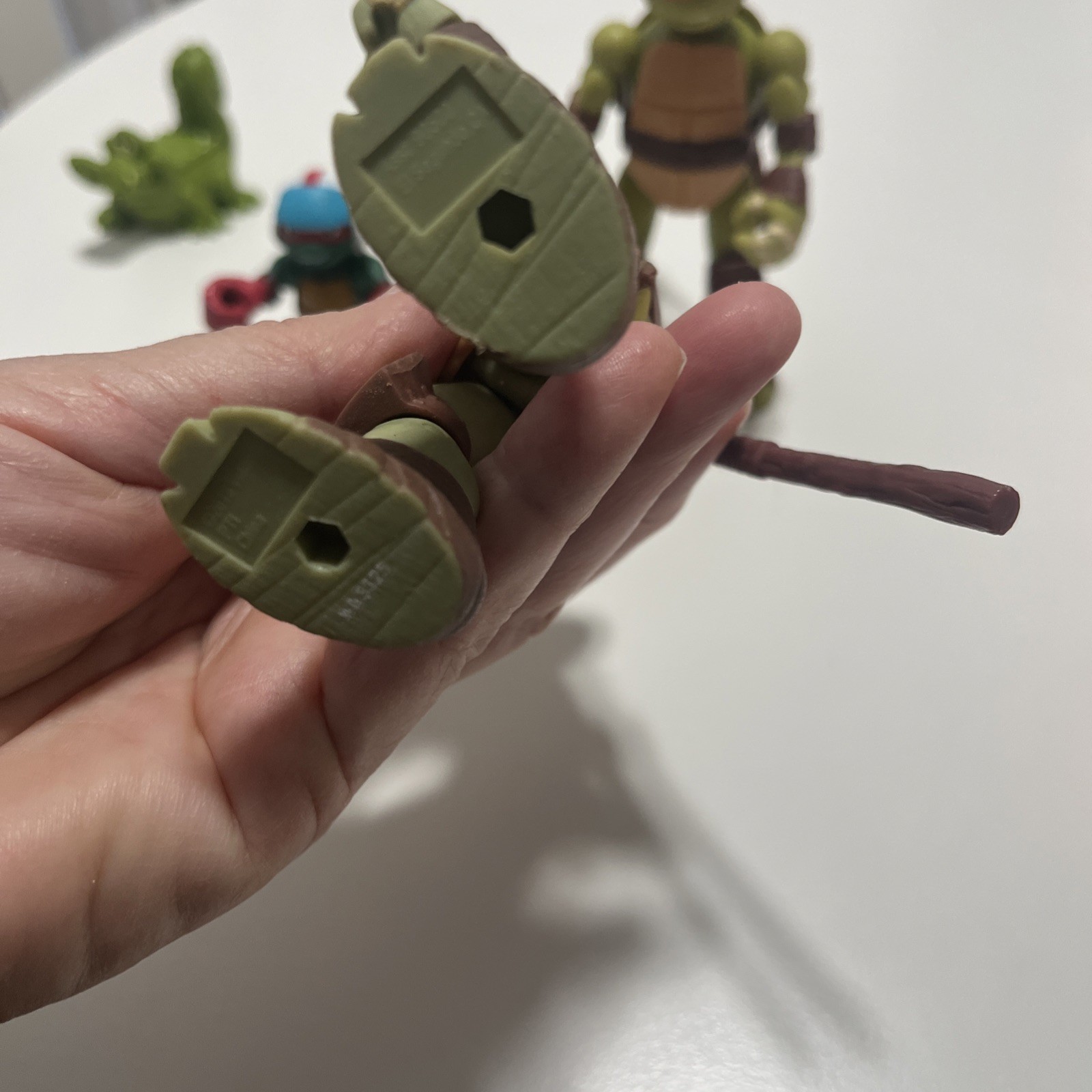 2011 Disney Mattel Tiktok Croc 2013 Ninja Turtle Donatello Four Figures Bundle