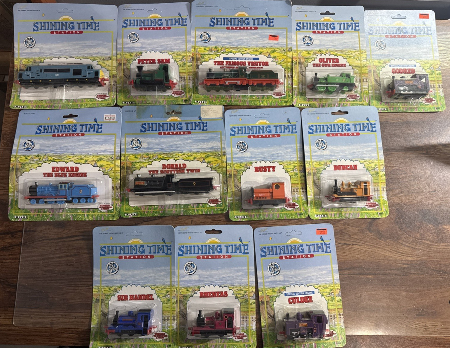Thomas The Train Shining Time Station Train lot of 12 New and Sealed Engines