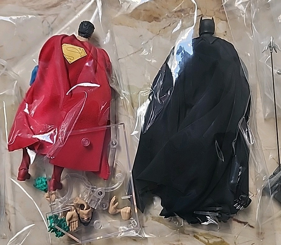 Mafex Medicom Batman Hush Action Figure Loose Lot (BatmanSuperman NightwingBane)