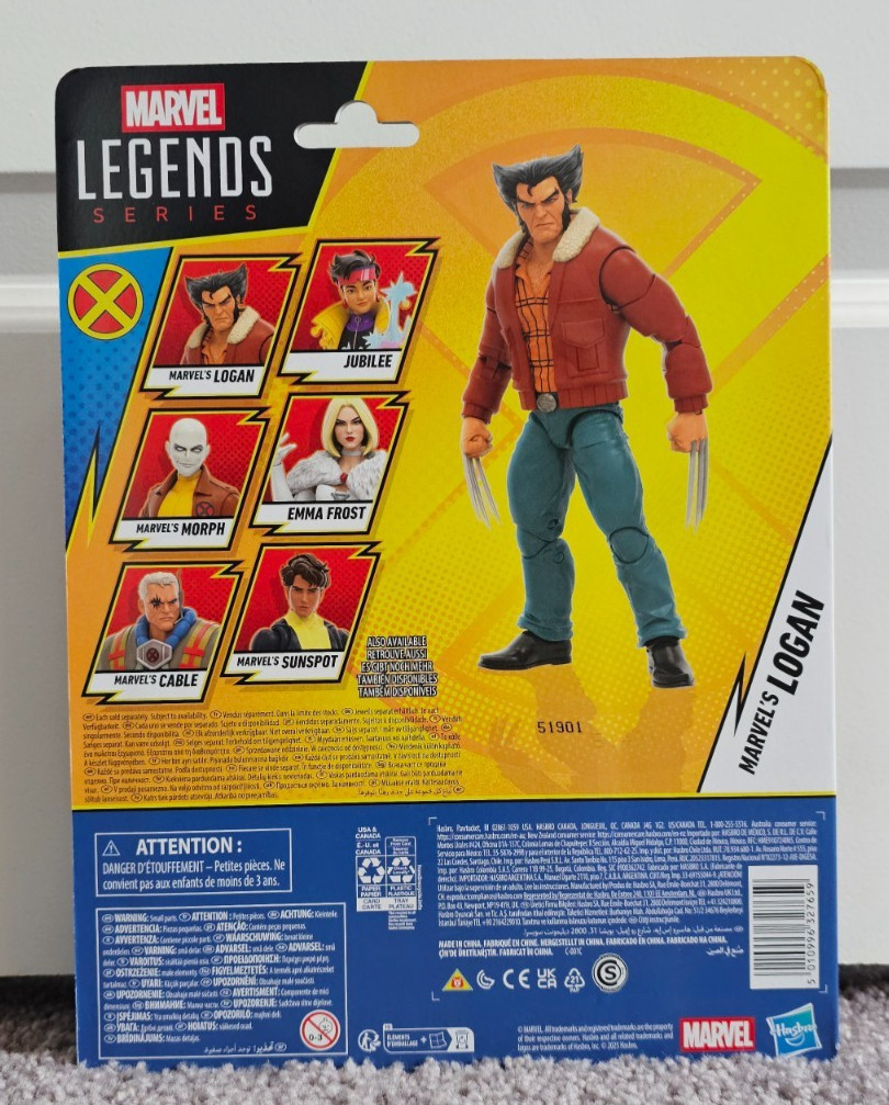 Marvel Legends X-Men 97 Logan Wolverine Hasbro Action Figure