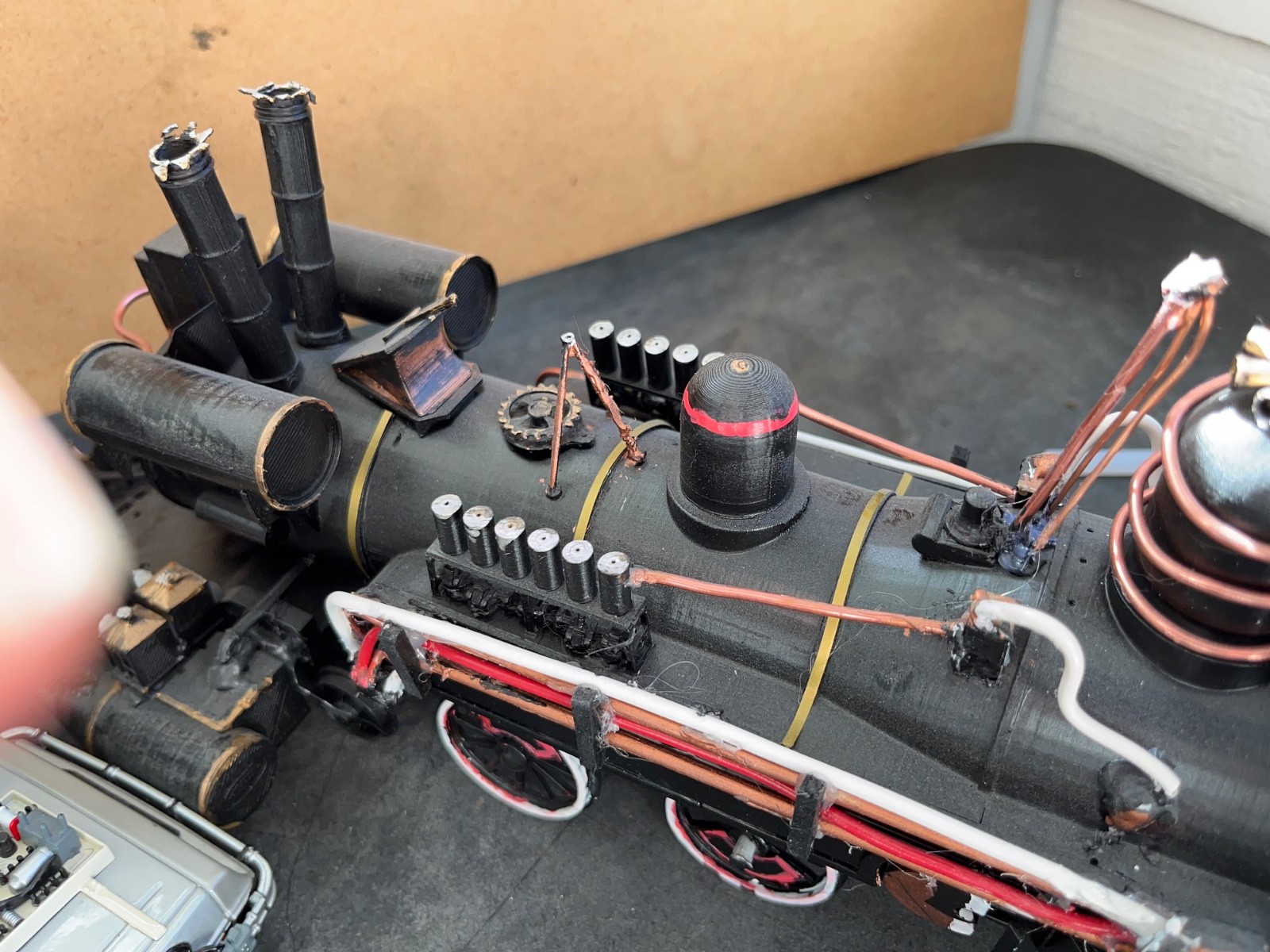BACK TO THE FUTURE PART 3 doc brown train with delorean read .mc fly doc brown