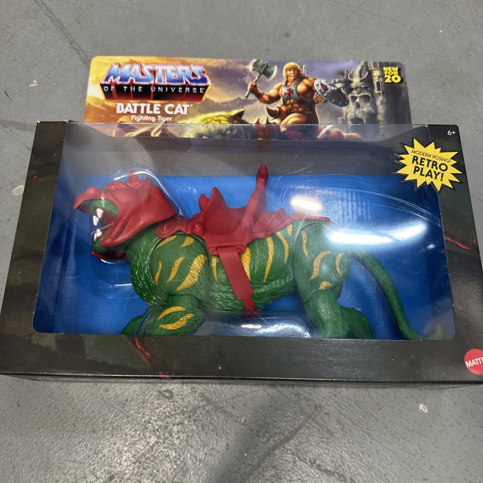 MASTERS OF THE UNIVERSE – BATTLE CAT Mattel 2020 Retro Action Figure! Brand New!