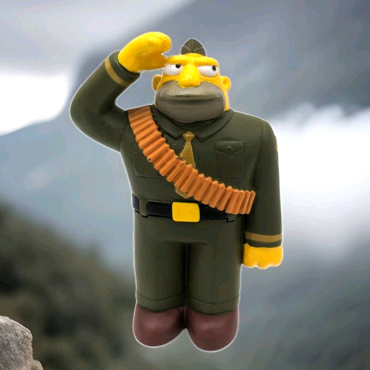 The Simpsons Corporal Punishment Multicoloured Plastic Action Figure Fox 2005