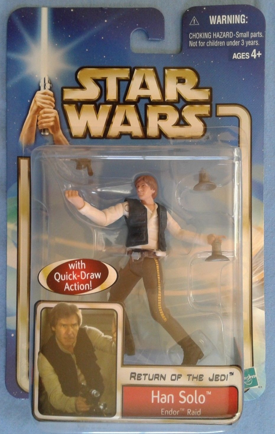 Star Wars ROTJ Han Solo Endor Raid, Blue Card