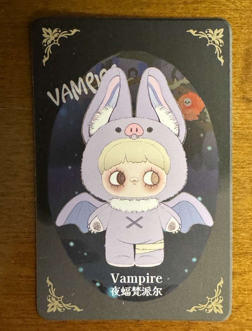 Dark Forest « Vampire » Plush Keychain Card Confirmed, Sealed Bag
