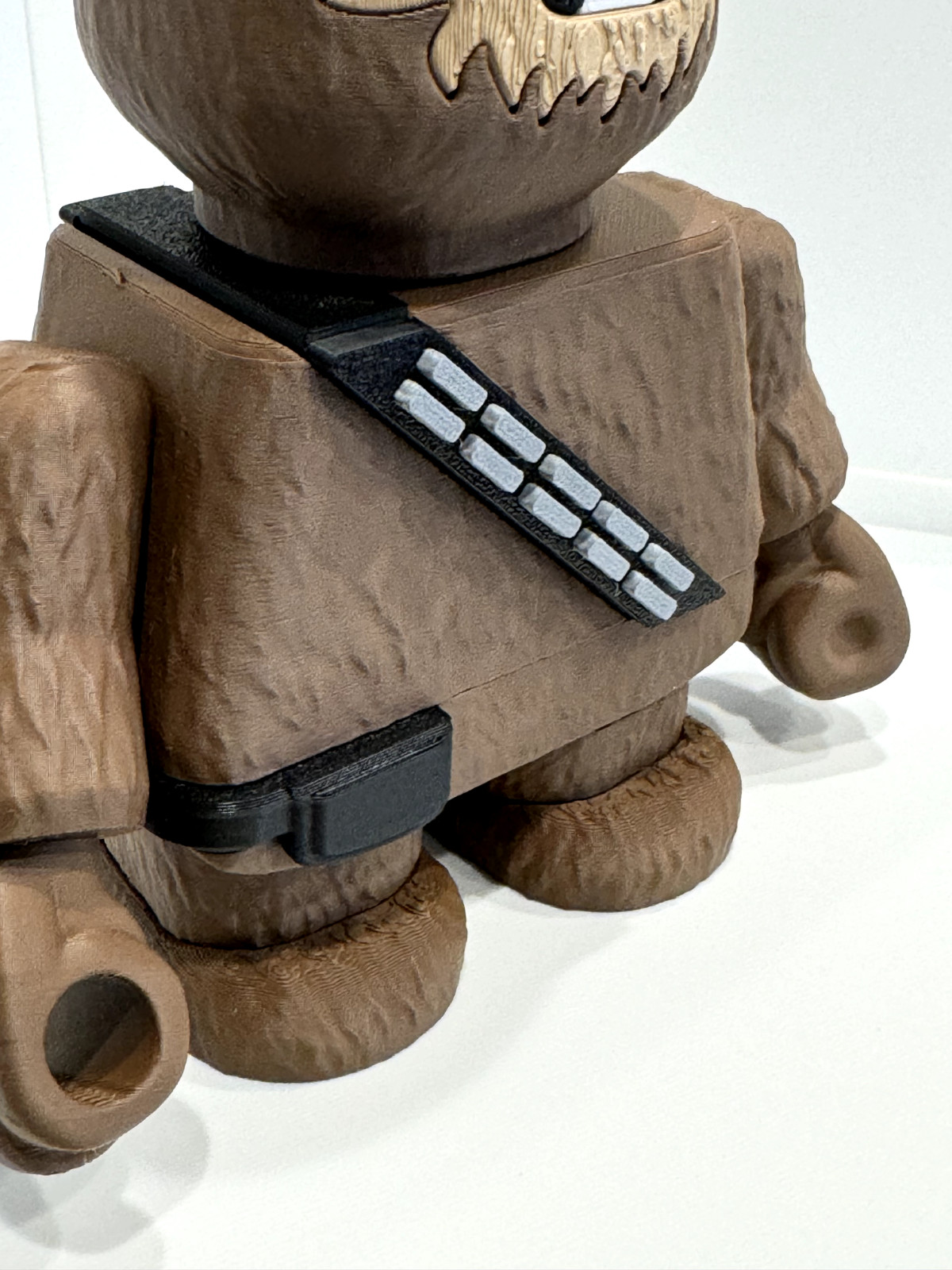 3D printed CHEWBACCA custom chunky figure – 6.5 inches tall
