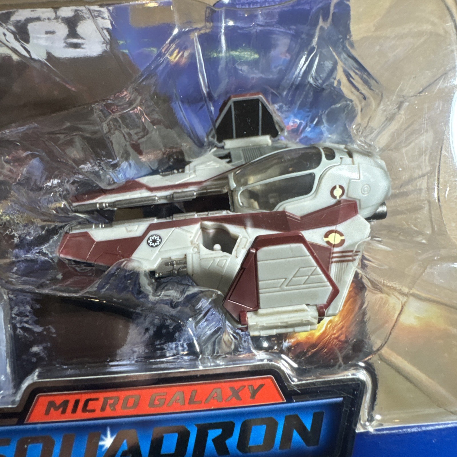 Star Wars Micro Galaxy Squadron Obi Wan&rsquo;s Jedi Interceptor NIB Series 3