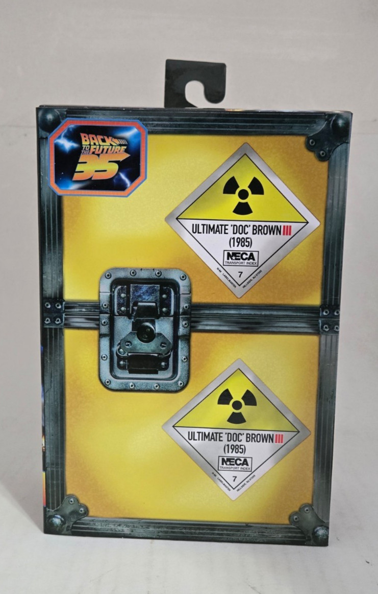 NECA Back to the Future Ultimate Doc Brown Figure Sealed In Hand