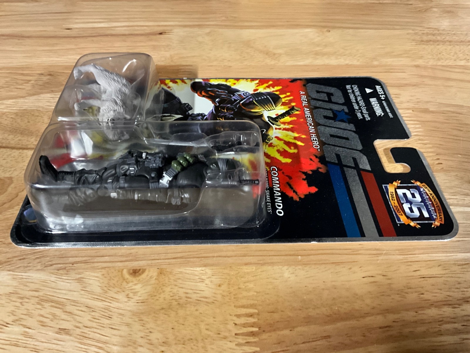 GI Joe 25th Anniversary Commando Snake Eyes with Timber Card, Stalker figure lot