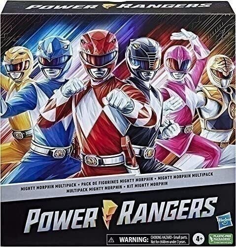Power Rangers Mighty Morphin Multipack 12-inch Action Figure 6-Pack