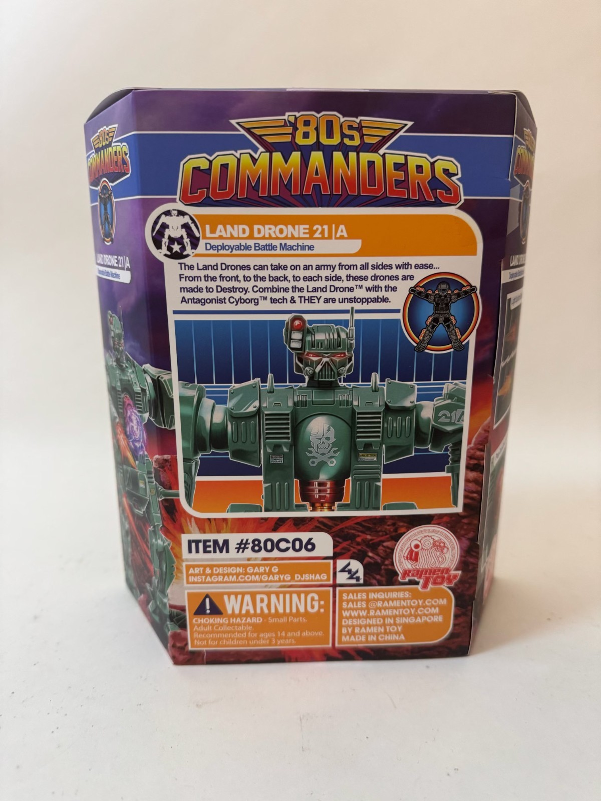 Ramen Toy 80s Commanders CENTURION Land Drone 21A Figure NEW