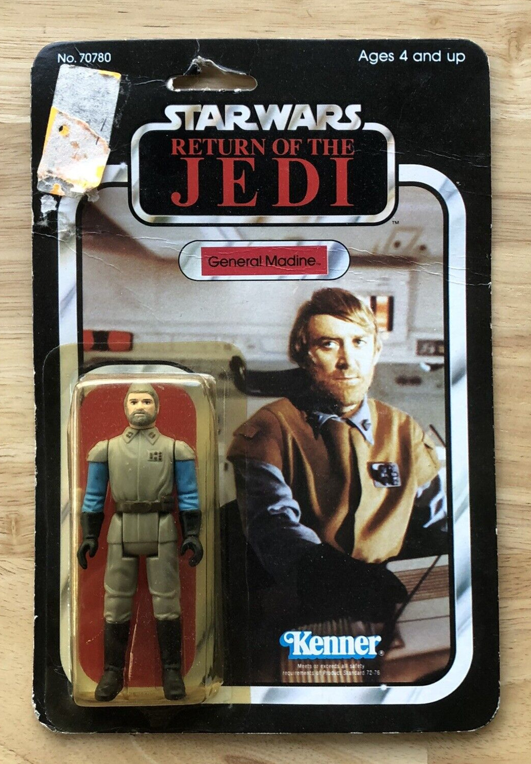 VINTAGE 1983 STAR WARS GENERAL MADINE RETURN OF THE JEDI ACTION FIGURE CARD