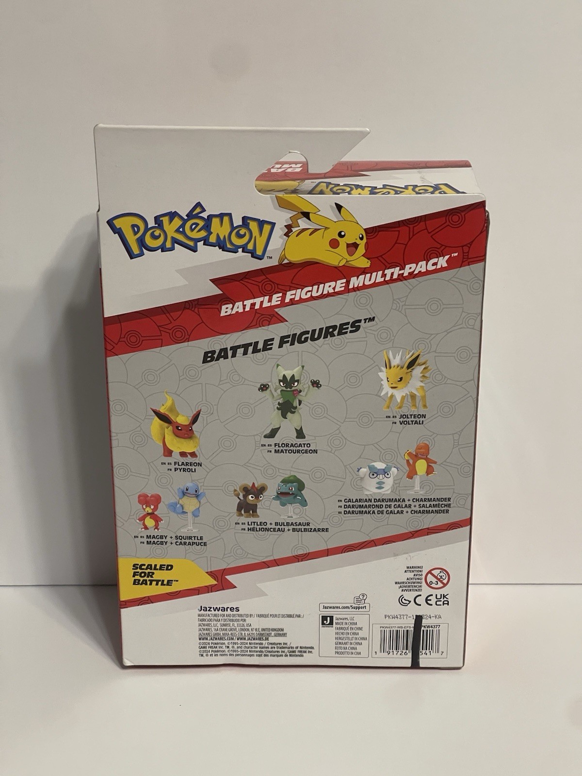 Pokemon Battle Figure Multi-Pack Rowlet, Oddish, Roselia & Flapple NEW