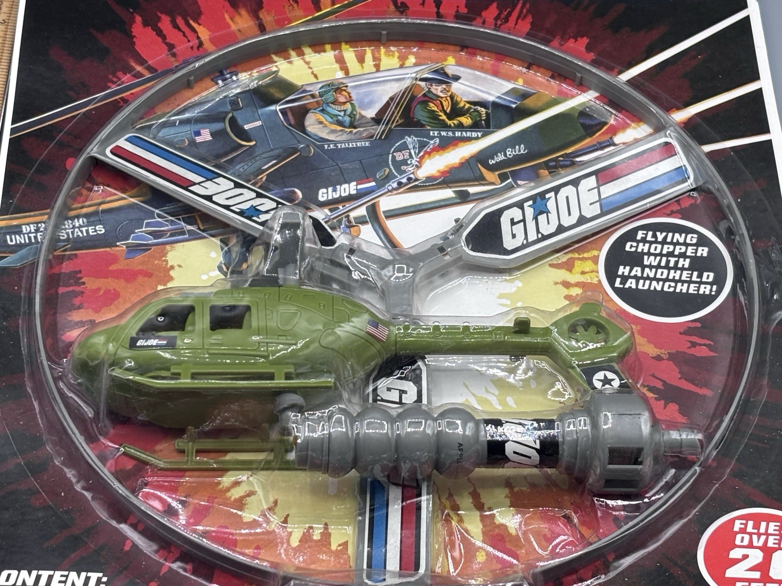2021 G.I. Joe Flying Chopper & Handheld Launcher Sealed