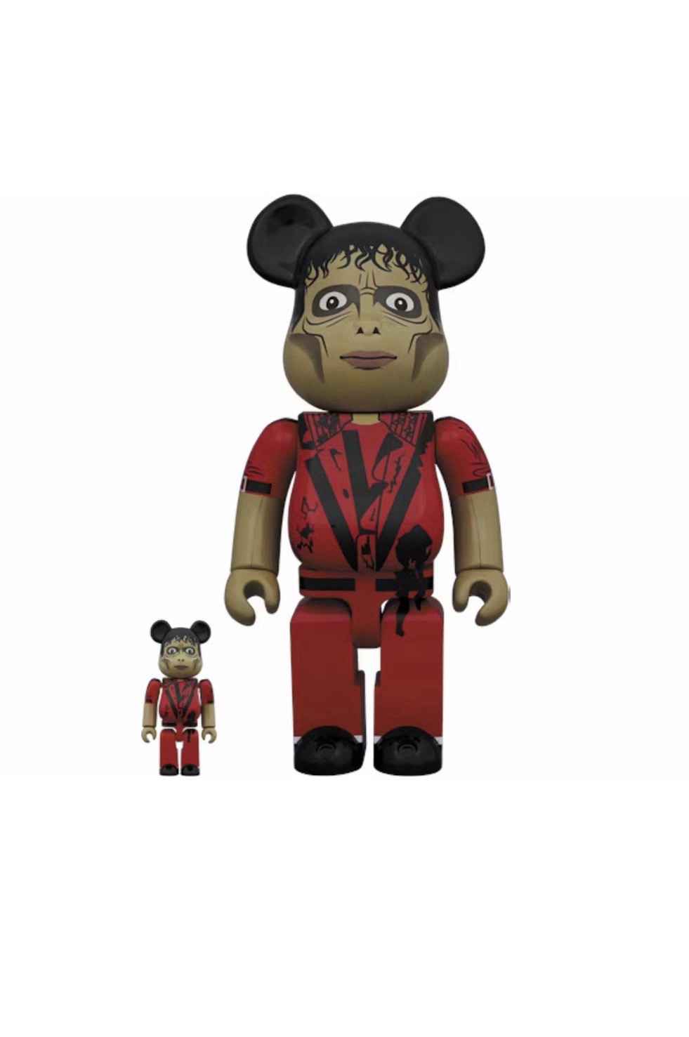 Bearbrick Michael Jackson Zombie 100% & 400% Set