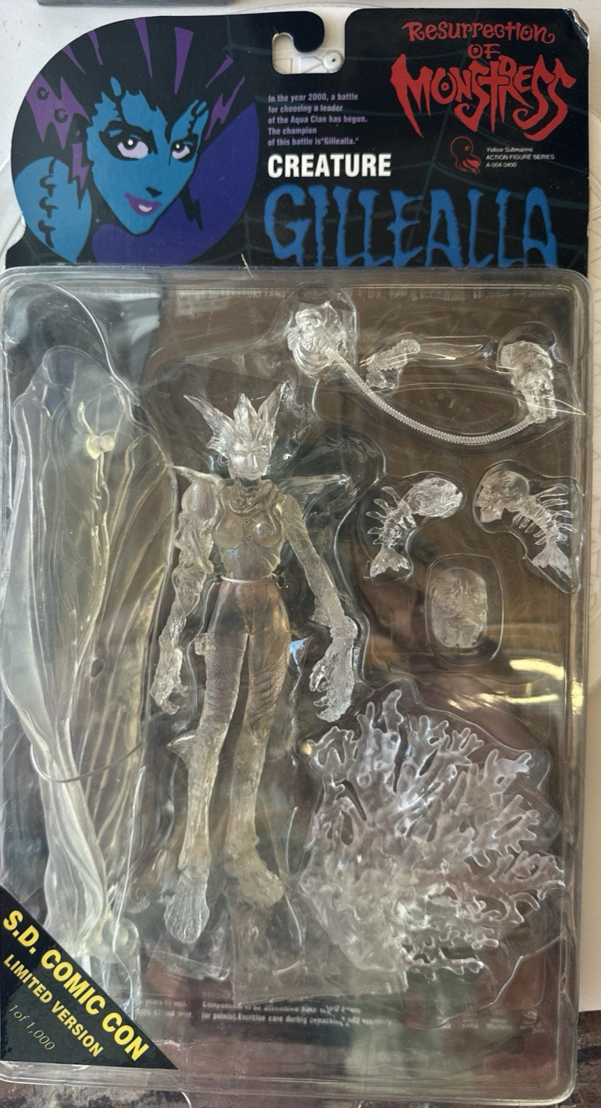 Creature Gillealla Comic Con Limited Variant Action Figure 1000 Made SEALED (05Q