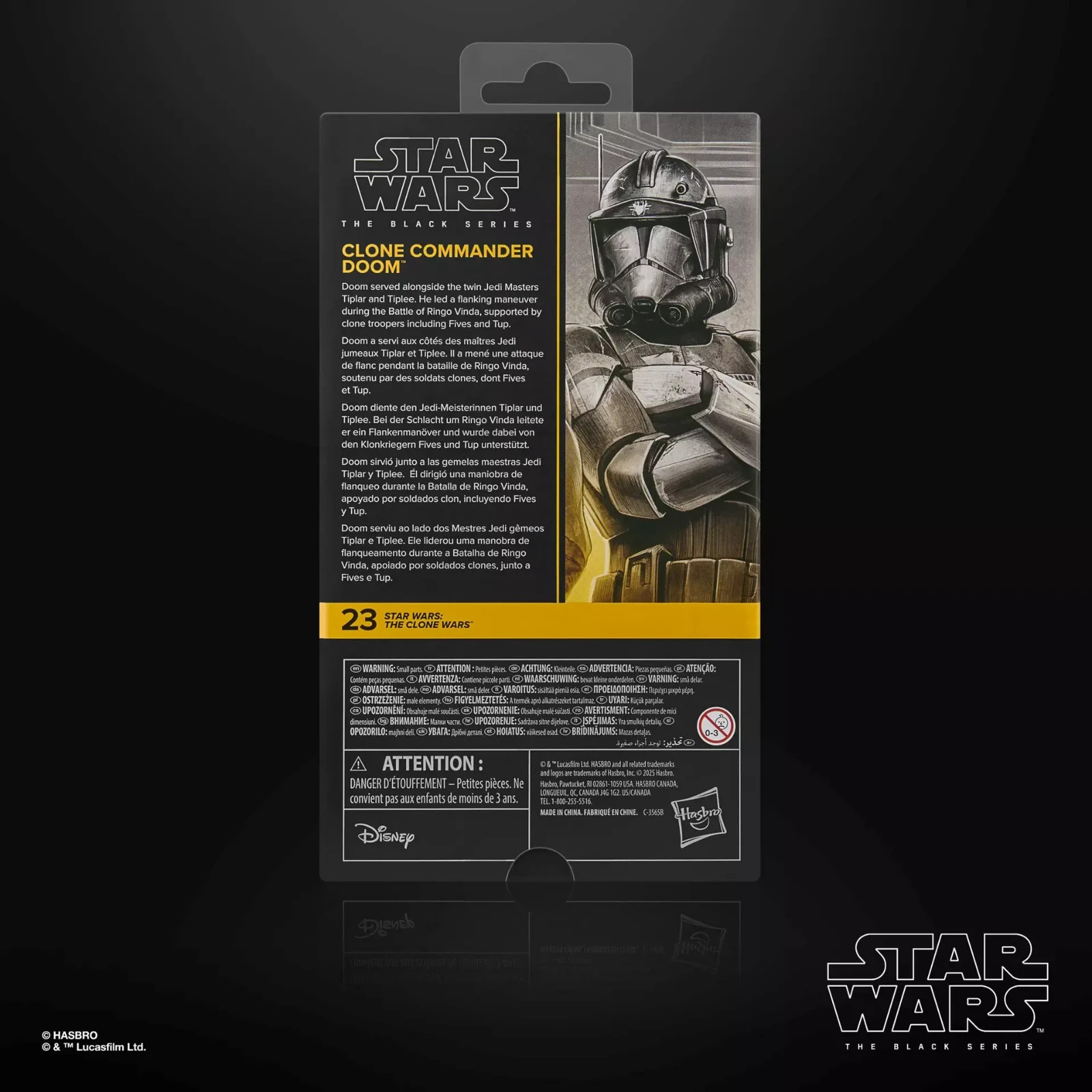 Star Wars Black Series 6&Prime; Clone Commander Doom Clone Wars 260701