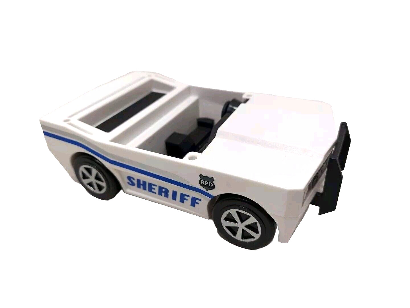Roblox Neighborhood of Robloxia Patrol Car Toy Sheriff Police White Jazwares