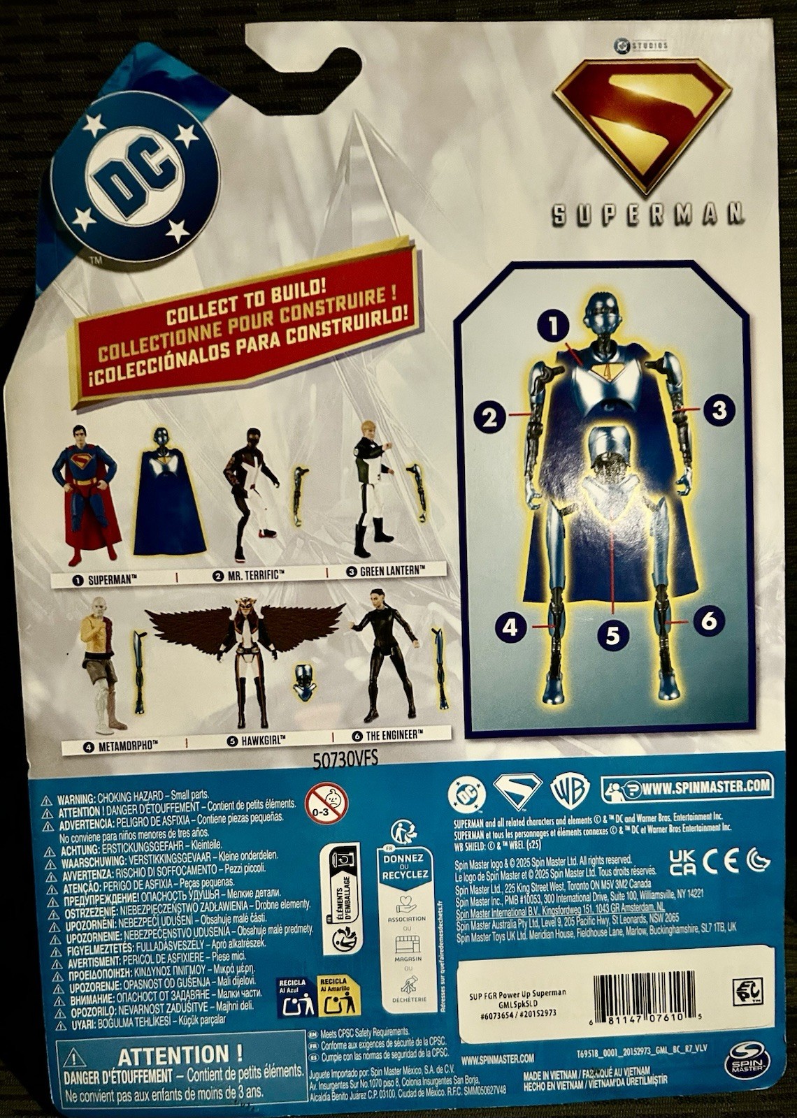DC Comics SUPERMAN, Superman 6-inch Action Figure, for Ages 4 and up