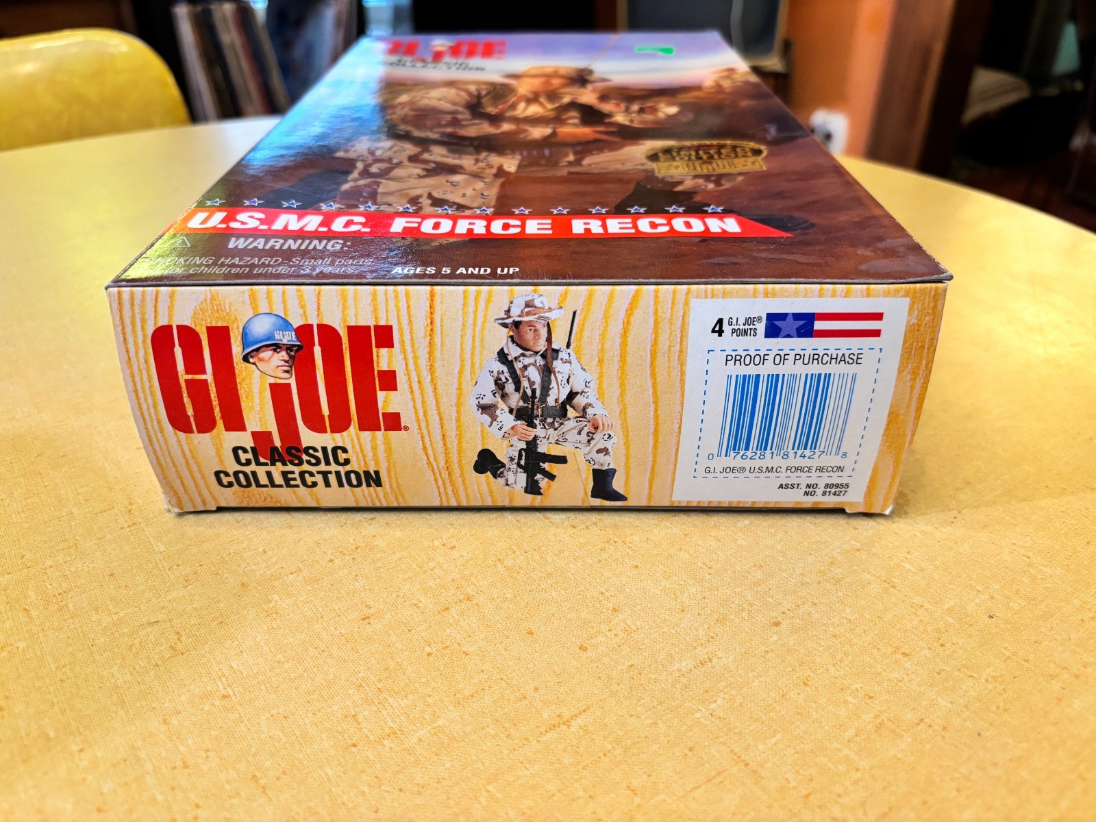 GI JOE Classic Collection U.S.M.C. Force Recon 12&Prime; Figure 1998 UNOPENED!