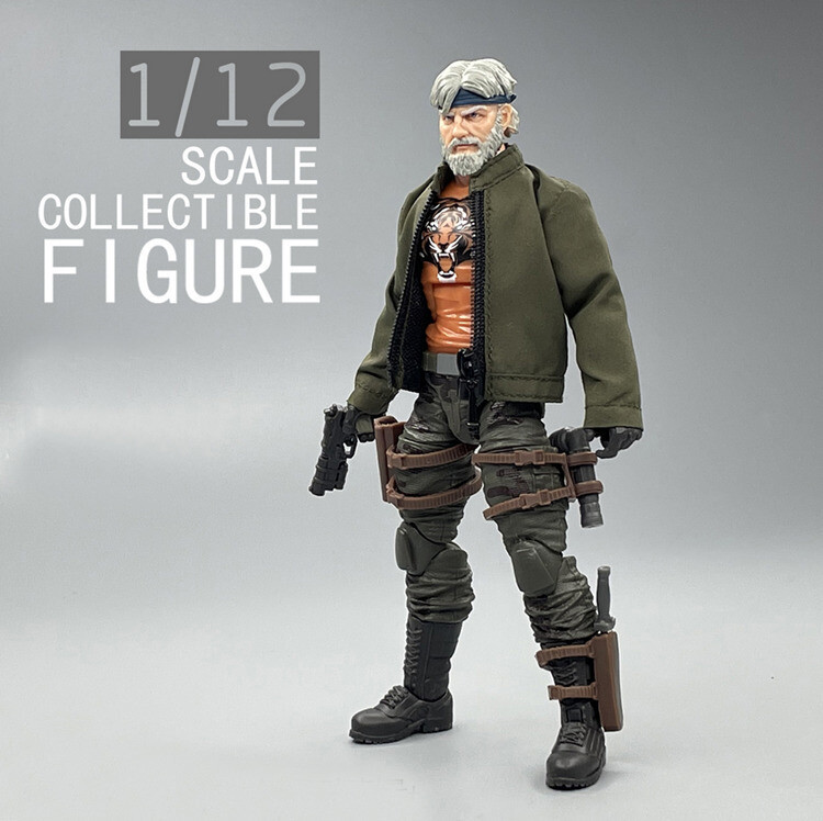 1/12 Scale Special Forces Jacket Coat Model Soldiers Clothes For 6&Prime; Slim Body