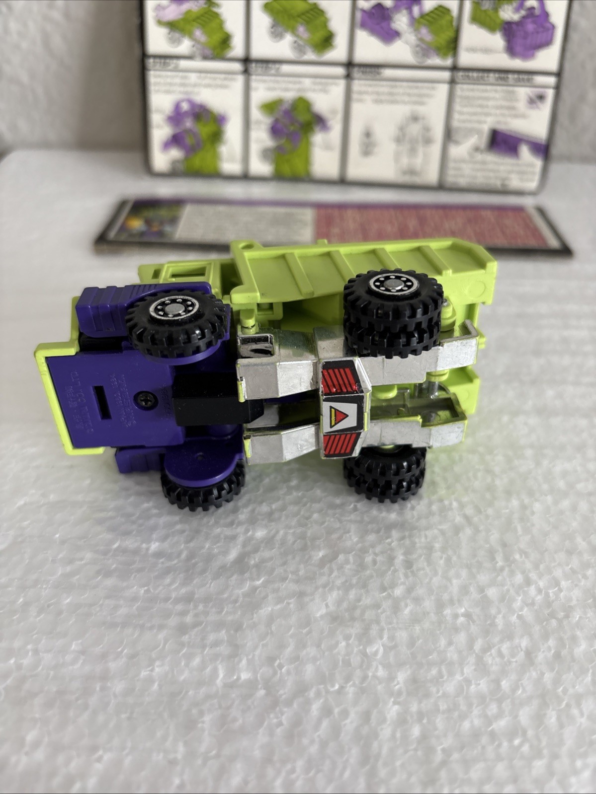 Vtg G1 Transformers Long Haul (Constructicon) Complete w/ Instructions & Card