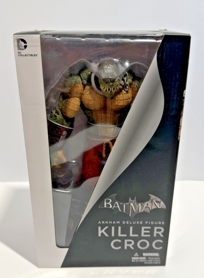 DC Collectibles Batman Arkham Asylum Deluxe Killer Croc Action Figure Sealed