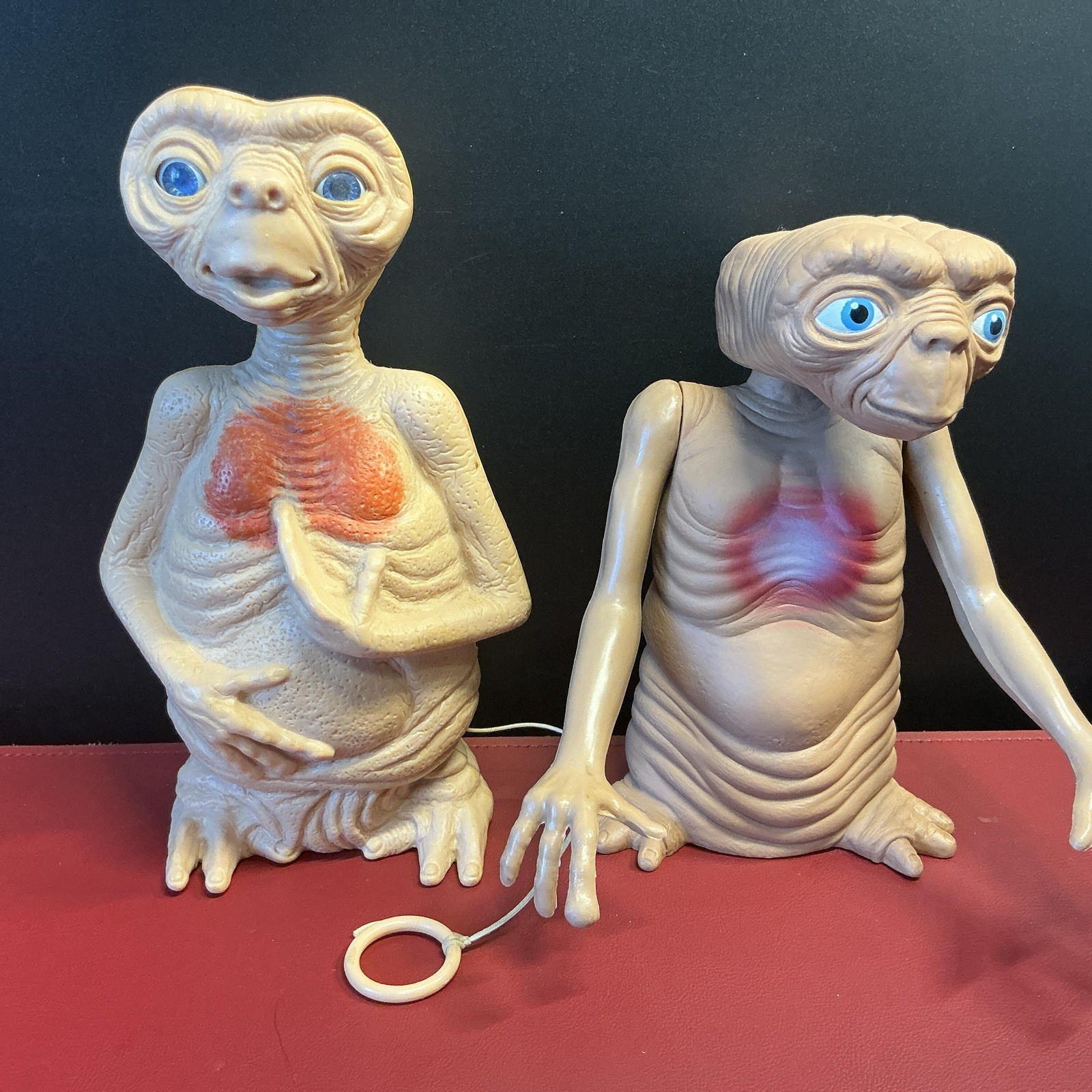 Vintage 1982 LJN E.T. Talking Pull String Toy 7” Figure WORKS! with Extras