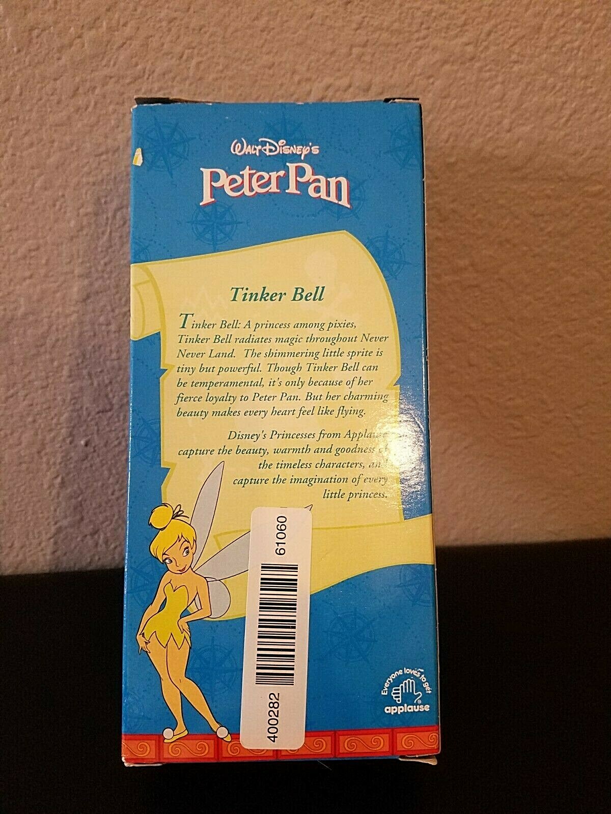 Applause Disney Classic Tinker Bell Doll in Box Peter Pan Story