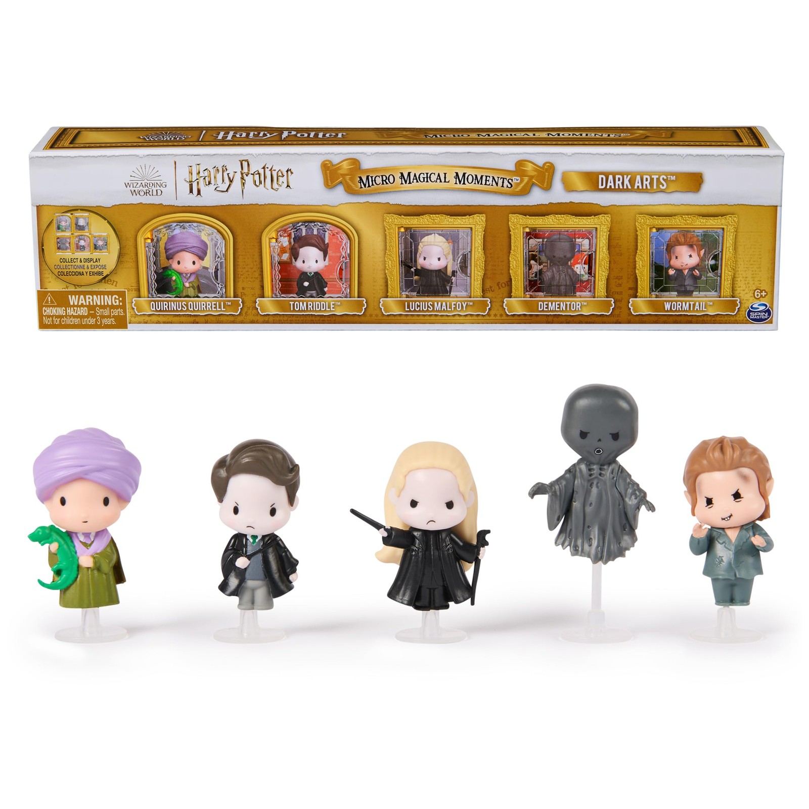 Figures Set 5-Pack Amazon Exclusive with Display Cases for Ages 6 and Up